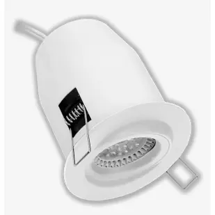 Dauer 490061 Hideaway MR16 Soffit Downlight, White, No Lamp