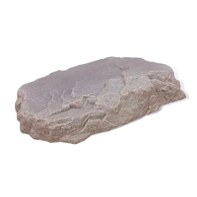 DekoRRa 108-RB Mock Rock Artificial Rock Cover - River Bed 31" x 27" x 6"