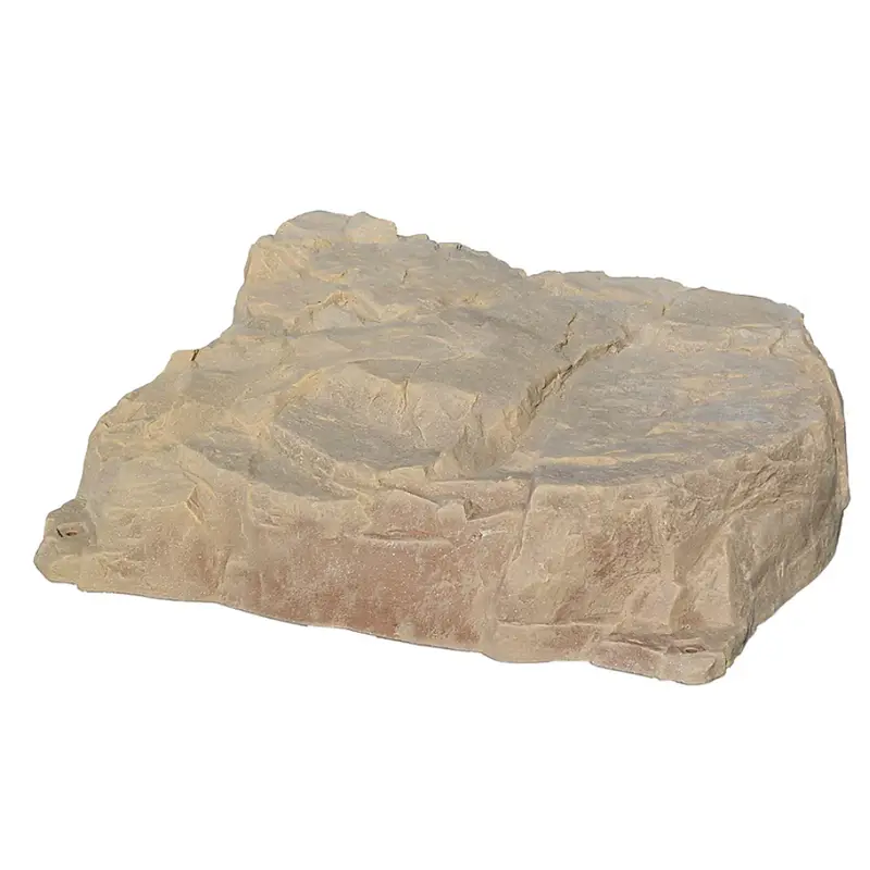 DekoRRa 112-SS Mock Rock Artificial Rock Cover - Sandstone 36" x 36" x 9"