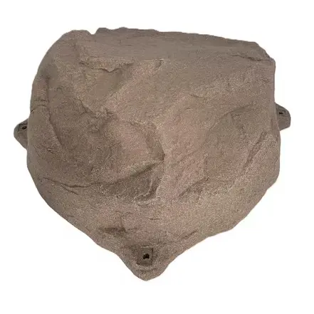 DekoRRa 118-RB Mock Rock Artificial Rock Cover - River Bed 32" x 32" x 11"