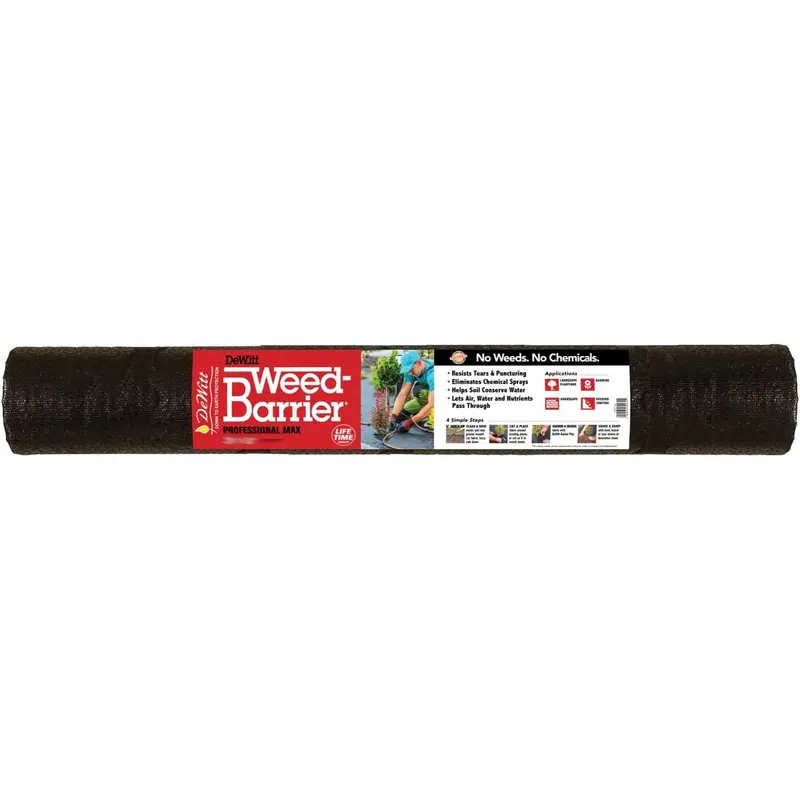 DeWitt 12YR450 12-Year Weed Barrier Fabric, 4 ft x 50 ft