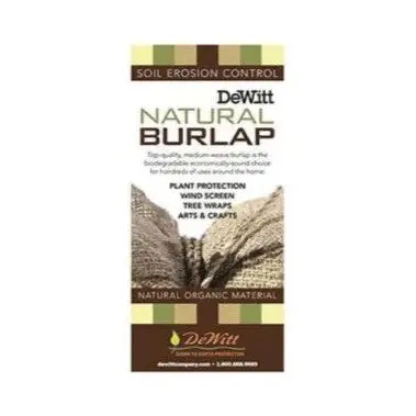 DeWitt NB348 Natural Burlap Landscape Fabric, 3 ft x 48 ft