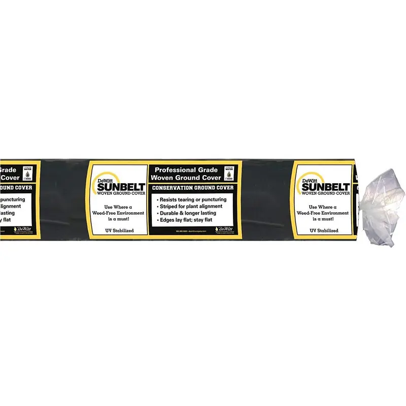 DeWitt SBLT4300 Sunbelt Ground Cover Weed Barrier, 4 ft x 300 ft