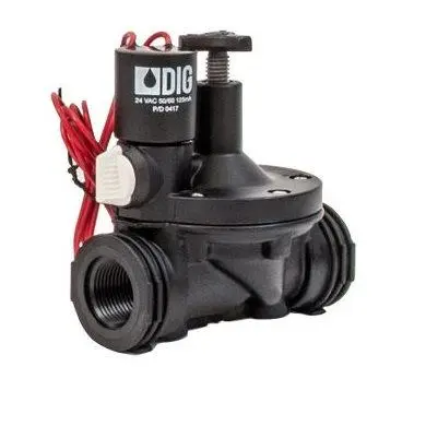 DIG 33-001 3/4 in. In-Line Valve with 24 VAC Solenoid, No Flow Control