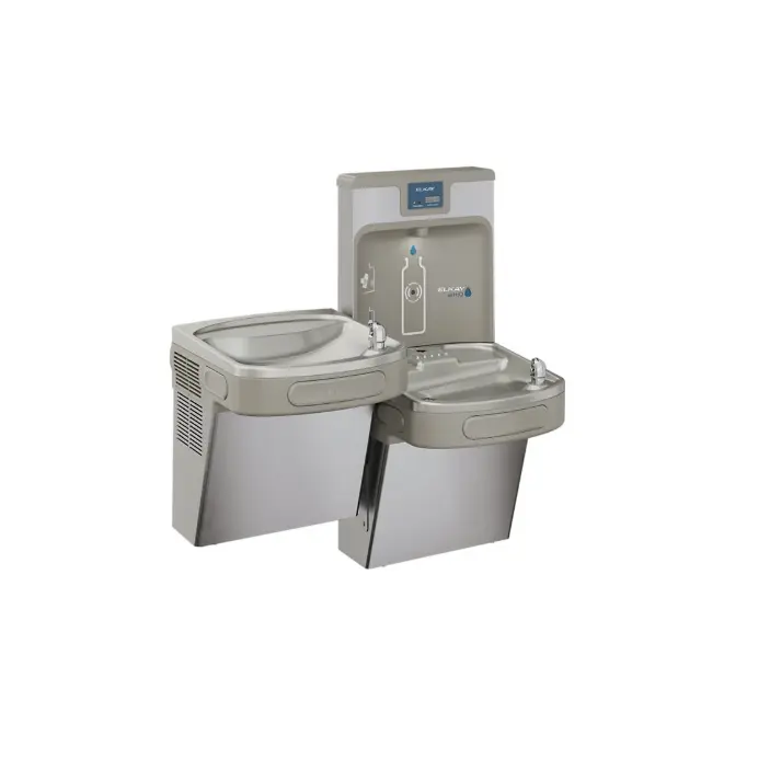 Elkay LZSTL8WSVRSK ezH2O Bottle Filling Station with Versatile Bi-Level ADA Cooler, Filtered Refrigerated, Stainless
