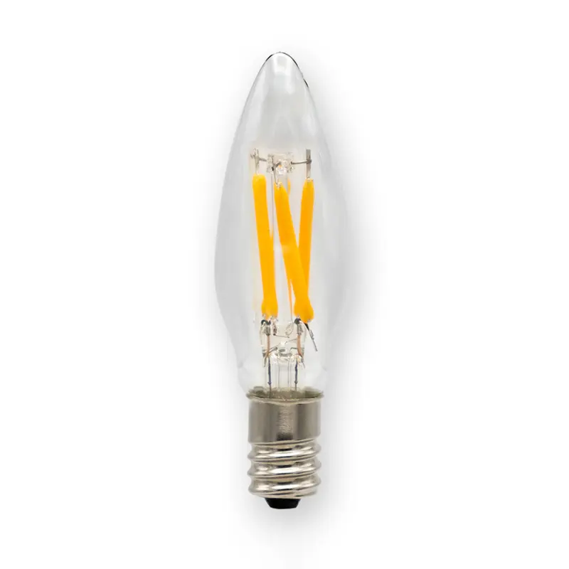 Emery Allen B6 1.5W E12 LED Filament Bulb Clear / 2200K