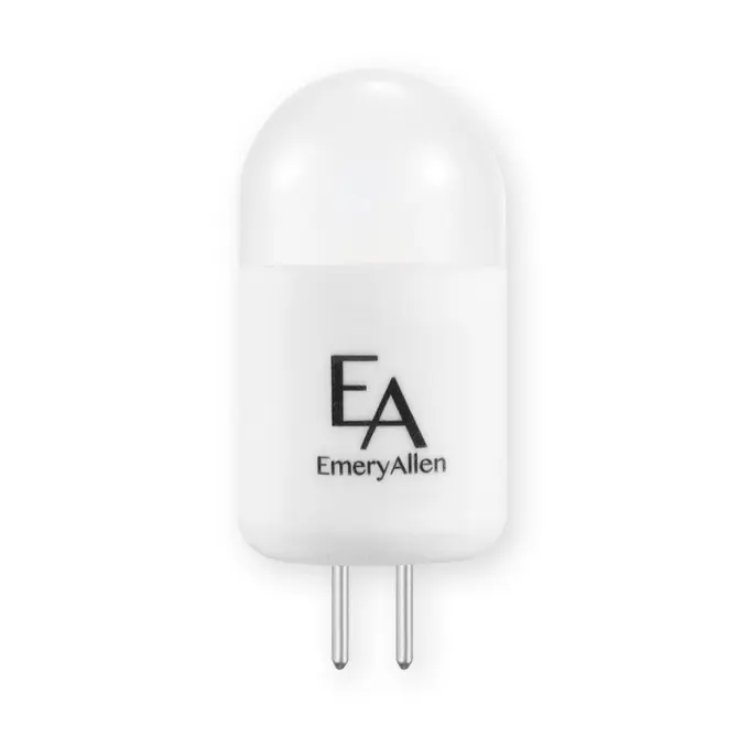 EmeryAllen 2.5W COB G4 Bi-Pin LED Replacement Lamp - 2700K, 360 degree - EA-G4-2.5W-COB-279F