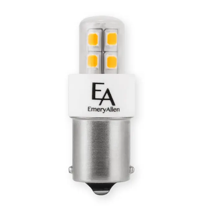 EmeryAllen 2W BA15S Single-Contact Bayonet LED Replacement Lamp - 3000K, 360 degree - EA-BA15s-2.0W-001-309F