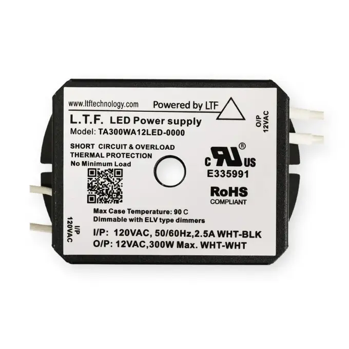 EmeryAllen EA-300W-EPS-LED Zero-Load 300W LED Transformer - 120V to 12V AC