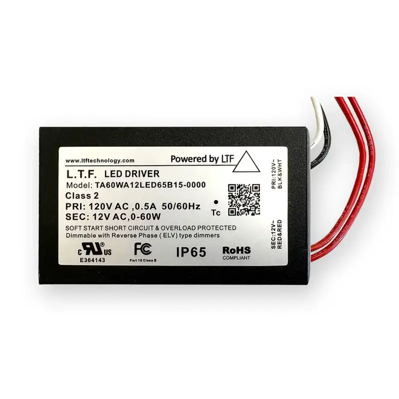 EmeryAllen EA-60W-EPS-LED-IP65 Zero-Load 60W IP65 LED Transformer - 120V to 12V AC