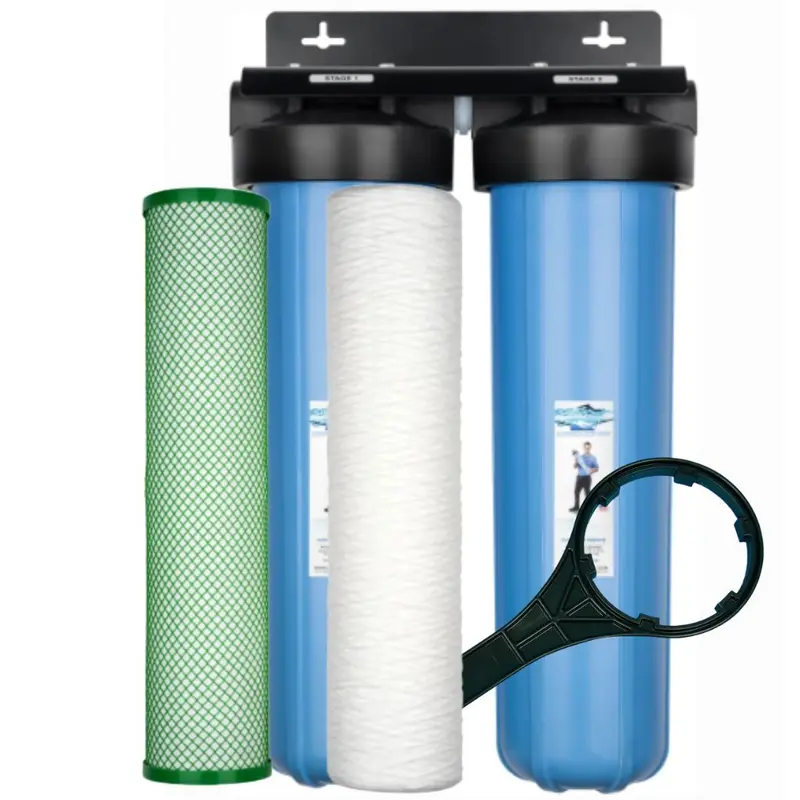 EWS BB-FUGAC200A-1 Two-Stage Whole House Water Filtration System