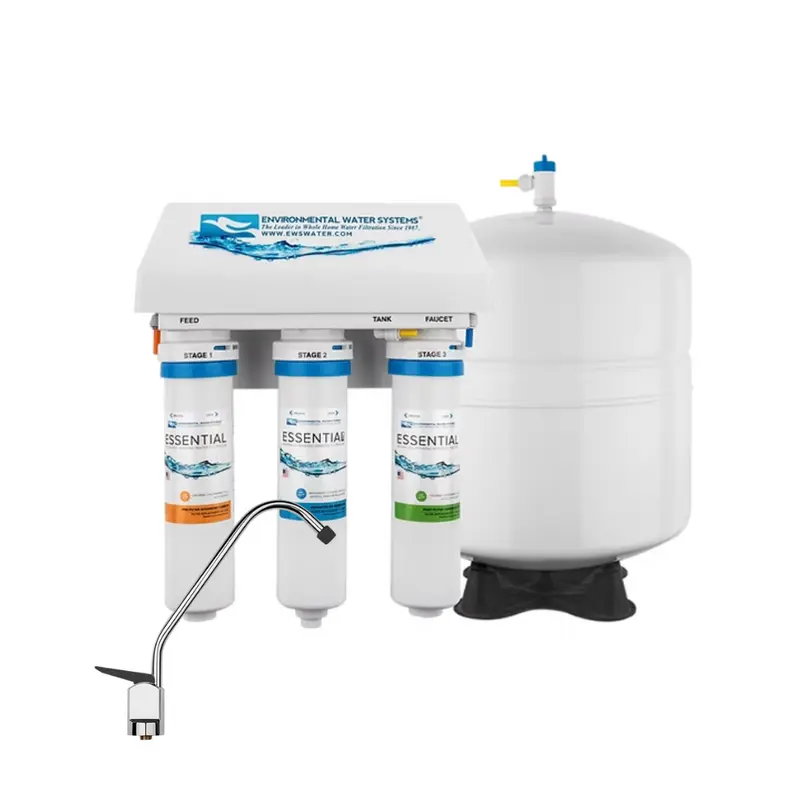 EWS RO3 and RO3-UV Three-Stage Under Sink Reverse Osmosis Systems