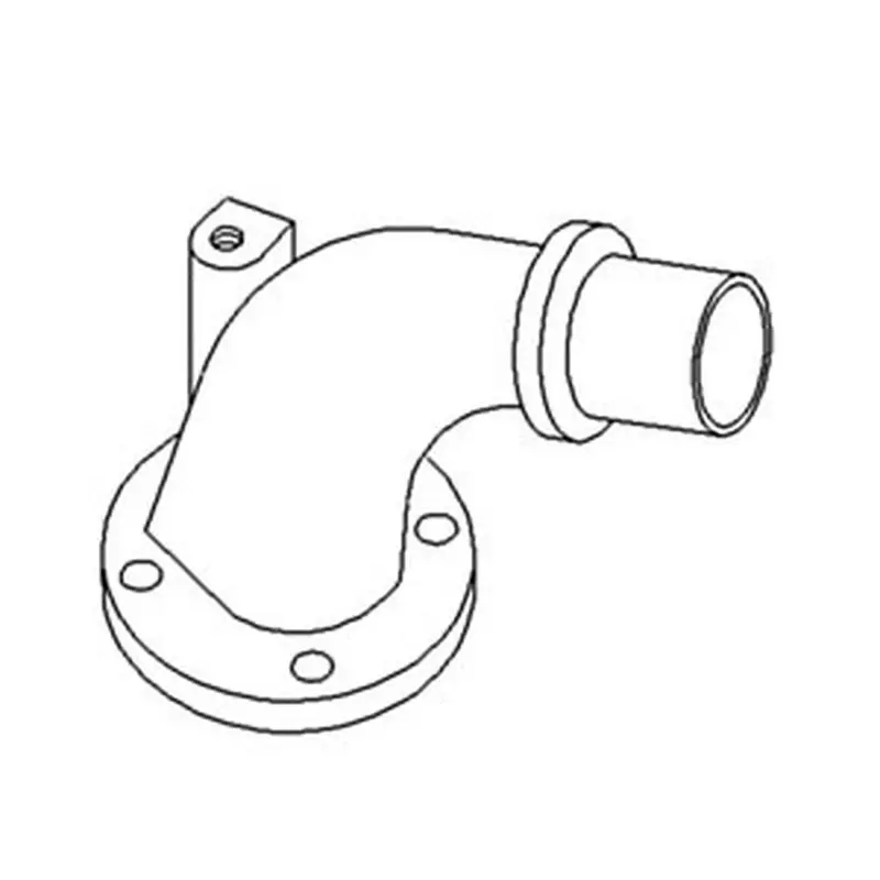Exhaust Manifold Elbow Fits Allis Chalmers 7030 7040 7045 7050 7060 70267640