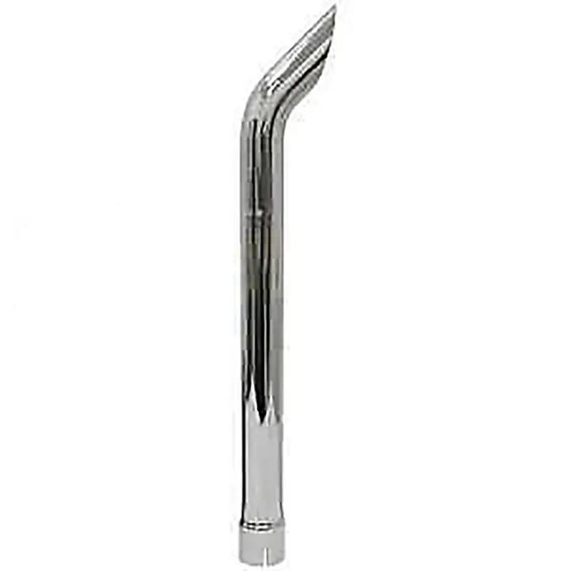 Exhaust Stack - 38" Curved Chrome Fits Case IH 5120 5130 132223A1 Fits Case