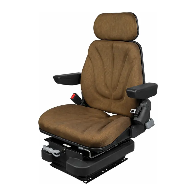 F10M4112 Brown Cloth Mechanical Seat Fits Toyota 7FDAU50 7FDKU40 7FDU35