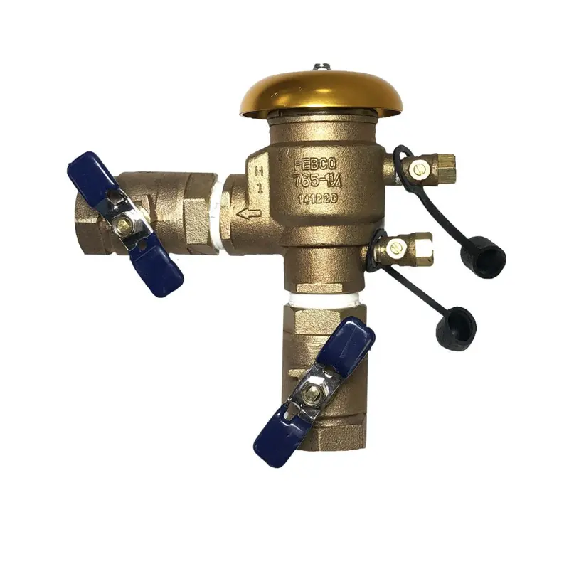 Febco T765FBV 1-1/4 in. Bronze Pressure Vacuum Breaker with Freeze Sensor