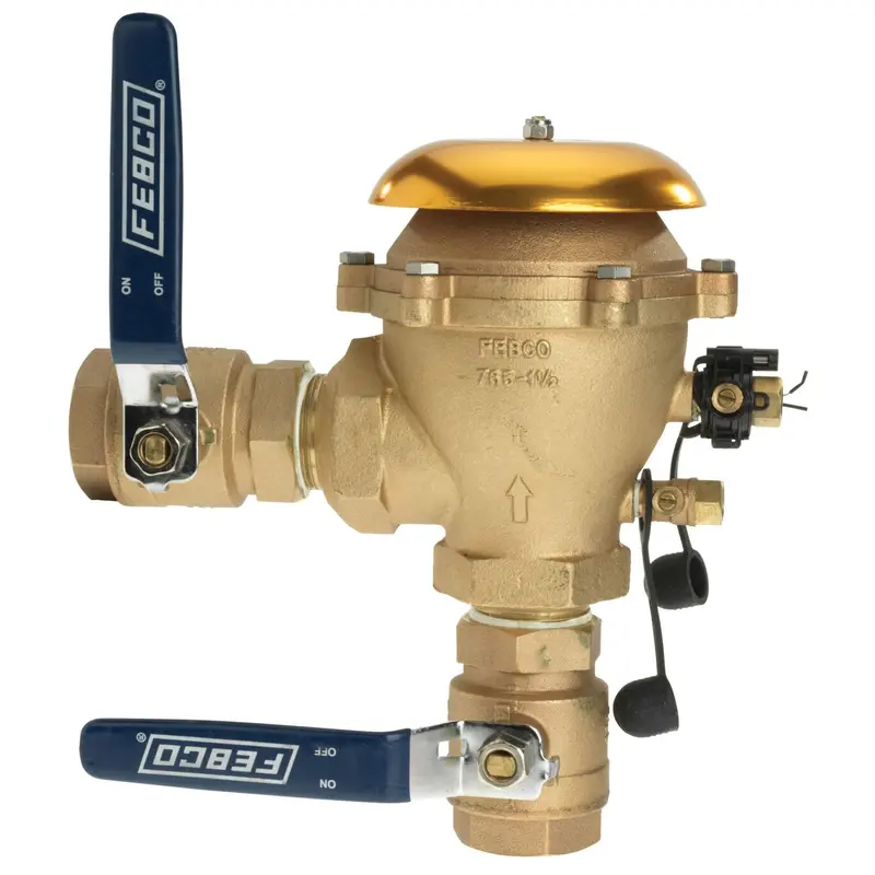 Febco T765GBV 1-1/2 in. Bronze Pressure Vacuum Breaker with Freeze Sensor
