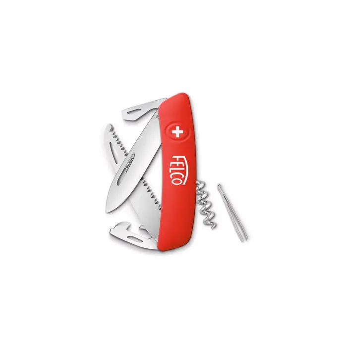 Felco F505 10-Function Pocket Knife with Corkscrew and Saw