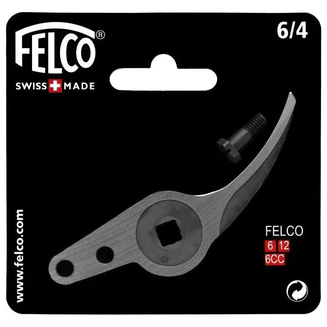 Felco F6/4 Counter Blade with Screws for F6 and F12 Pruners