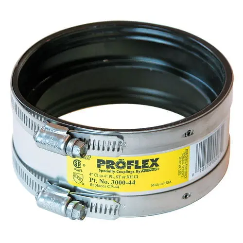 Fernco 3000-44 4 in. x 4 in. ProFlex Coupling