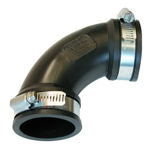 Fernco QL-200 2 in. Qwik Elbow, 90° Flexible Elbow