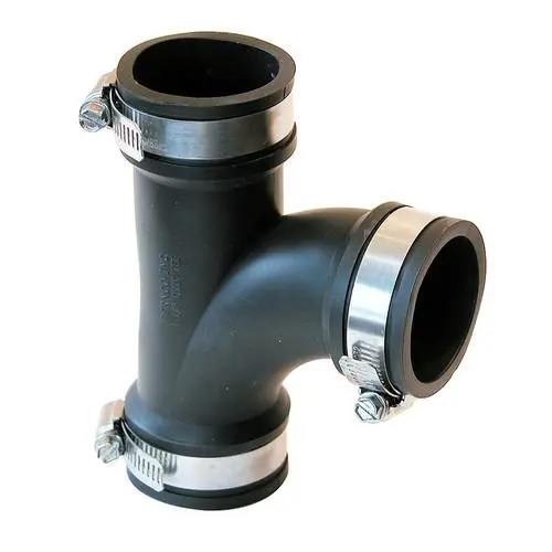Fernco QT-150 1-1/2 in. Qwik Tee, 90° Flexible Tee