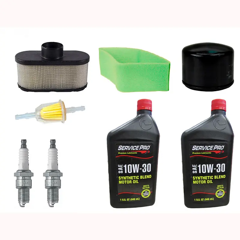 FF1614 Filters Set with Spark Plugs & Oil W20ES Fits John Deere X530 11013-7047
