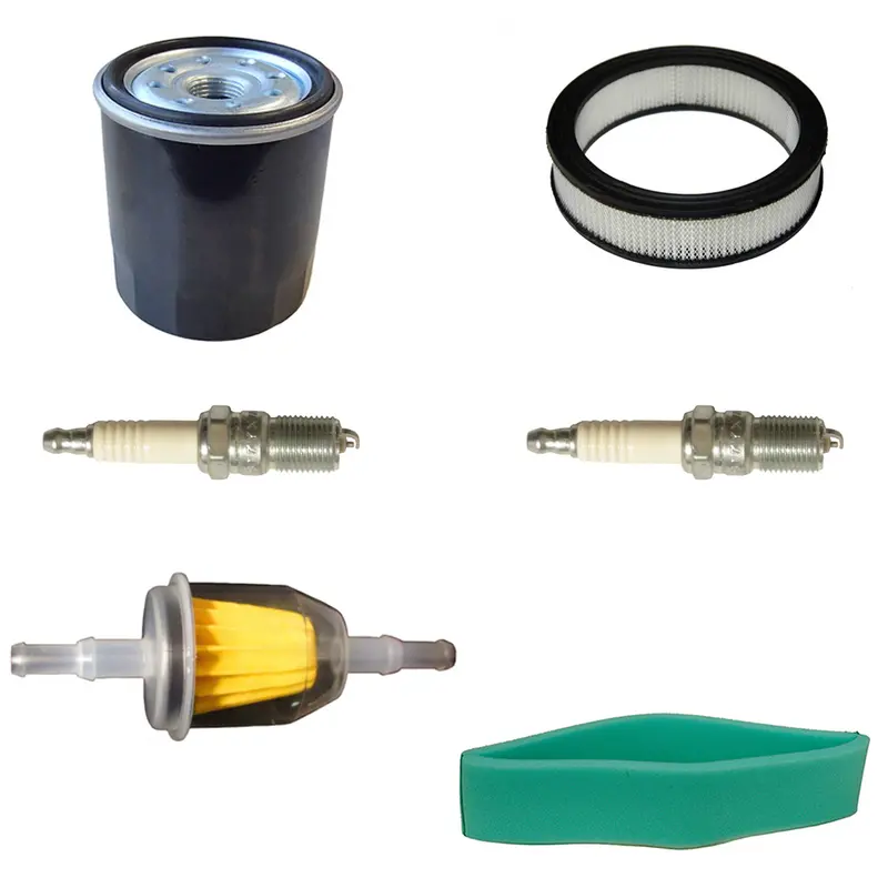 Filters and Spark Plugs 909 Fits John Deere 316 318 420 w/ Fits Onan Engine AM106953 HE1401496 HE1401228 Fits Champion  RS17YX Fits Onan P218G 1401496 1220645 Fits Delco R42LTS
