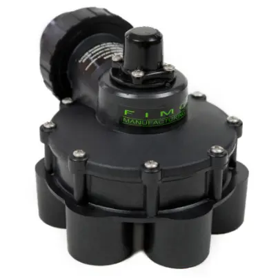 Fimco F1256 3006-L 1-1/4 in. 6-Zone Plastic Hydro Indexing Valve