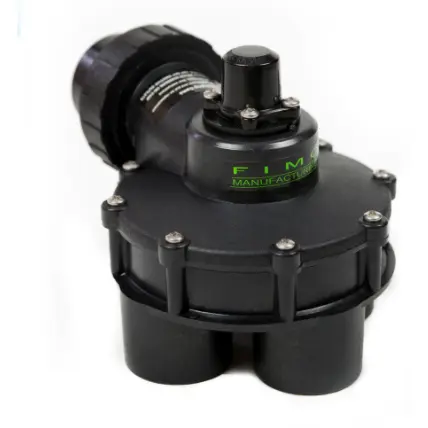 Fimco F1504 4004-L 1-1/2 in. 4-Zone Plastic Hydro Indexing Valve