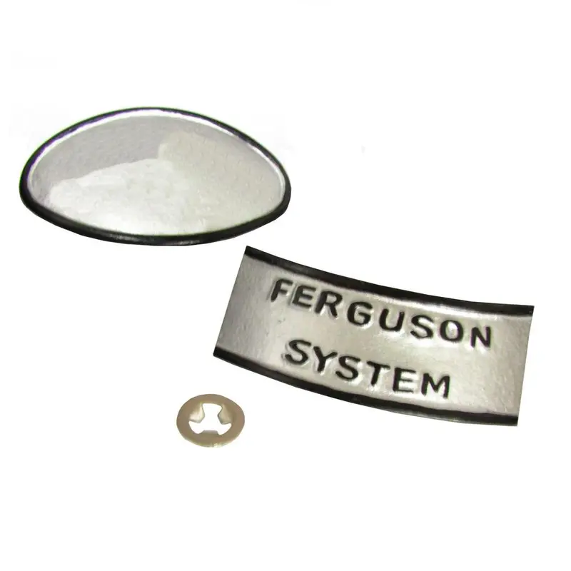 Fits Ford 9N 2N TRACTOR HOOD EMBLEM SET Fits Ferguson SYSTEM (2 piece) 2N16600