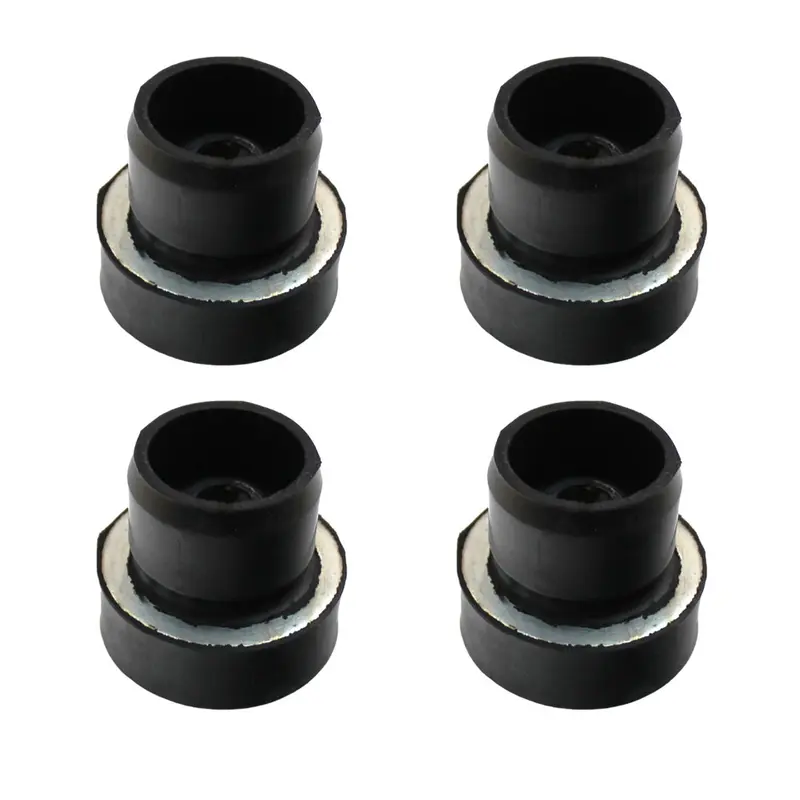 Four (4) Engine Mounting Bushing Fits JCB Replaces 123-03138