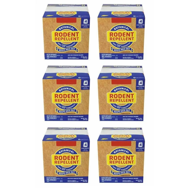 Fresh Cab Botanical Rodent Repellent 24 Scent Pouches - EPA Registered