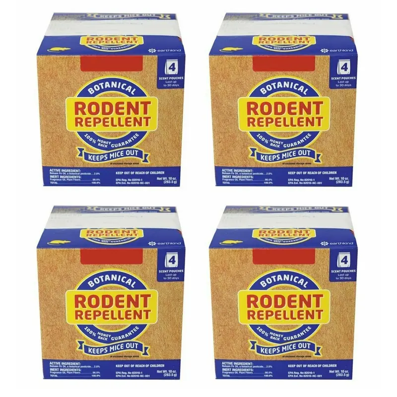 Fresh Cab Botanical Rodent Repellent Mouse Mice - 4 Boxes Pack - New
