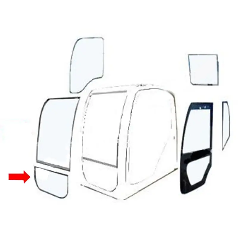 Front Lower Windshield Glass Fits Kobelco Replaces YT02C01072P1
