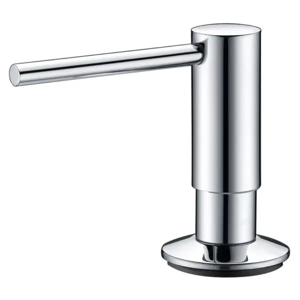 Hamat - 170-2600 BWC - Soap Dispenser with Pump and Bottle in Brushed White Copper