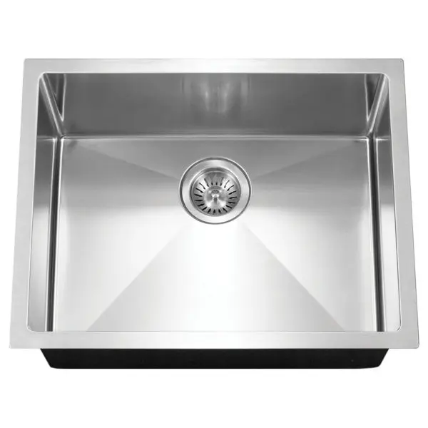 Hamat - AXI-2318S - 10mm Radius Undermount Single Bowl Kitchen Sink
