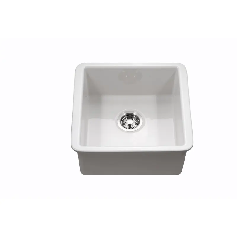 Hamat - CHE-1717BU-WH - Undermount Fireclay Bar Sink, White