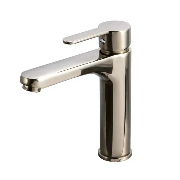 Hamat -  CLBL-1000 BWC - Single Handle Lavatory Faucet, Brushed White Copper