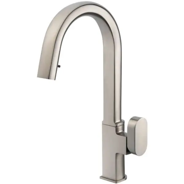 Hamat - REPD-1000 BN - Revel Dual Function Hidden Pull Down Kitchen Faucet in Brushed Nickel
