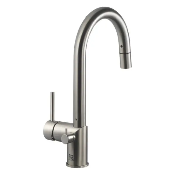 Hamat - SHPD-2000 MB - Dual Function Pull Down with Shut Off Valve for Hot Water in Matte Black