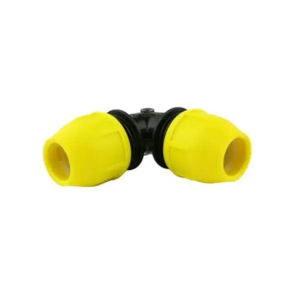 Home Flex - 18-406-005 - 1/2" IPS Underground Yellow Poly Gas Pipe 90-Degree Elbow