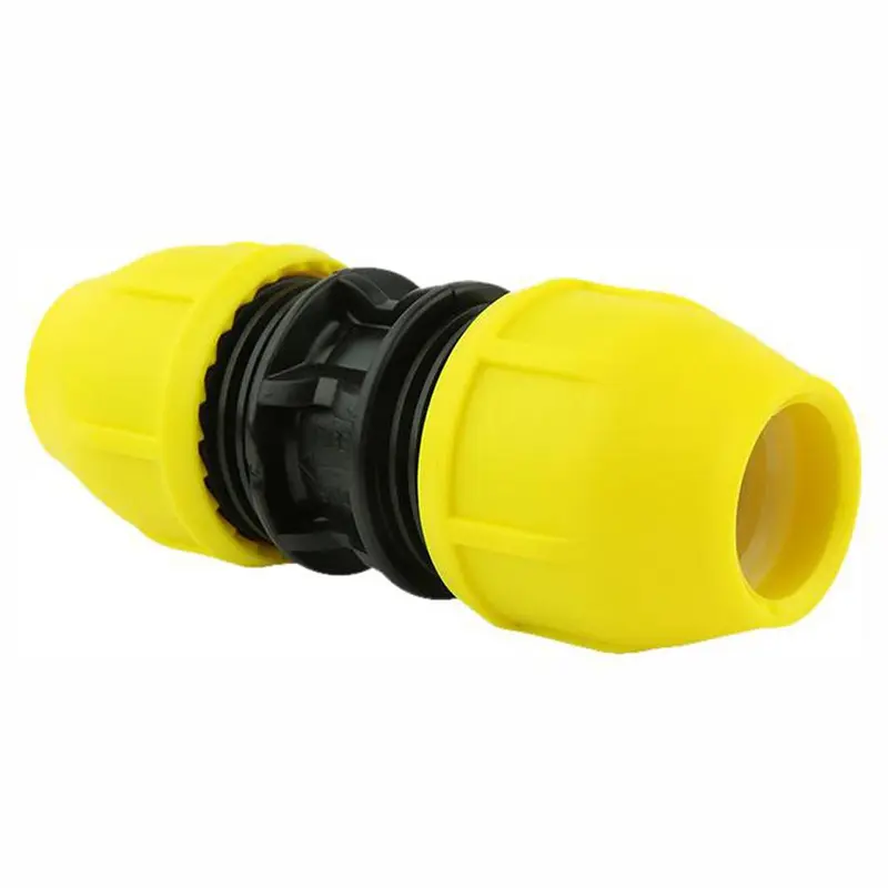 Home Flex - 18-429-007 - 3/4" IPS Underground Yellow Poly Gas Pipe Coupler