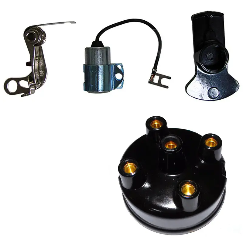 Ignition Tune Up Kit with Rotor and Cap Fits Auto-Lite Replaces AY-ELI80-0058