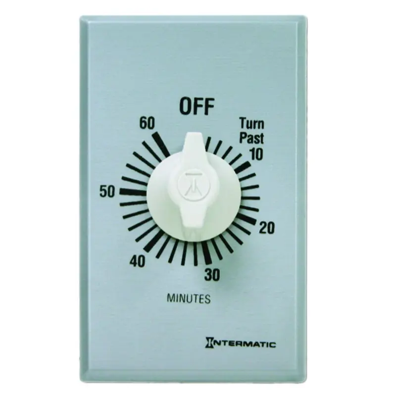 Intermatic - FF360M - Spring Wound Countdown Timer, Commercial, Silver