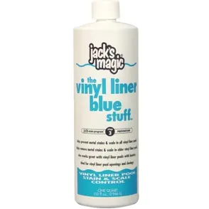Jack's Magic - JMBLUEVINYL032 - The Vinyl Liner Blue Stuff® - Sequestrant for Vinyl Liner Pools - 1 qt. per 10,000 gal (32 oz.)