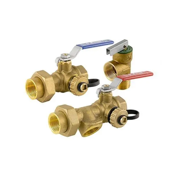 Jomar 810-504G 3/4-Inch Tankless Water Heater Service Valve Kit
