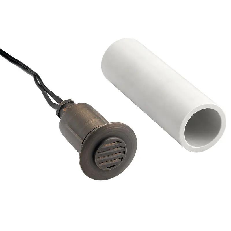 Kichler 15492CBR MR8 Recessed Louvered In-Ground Light, Centennial Brass