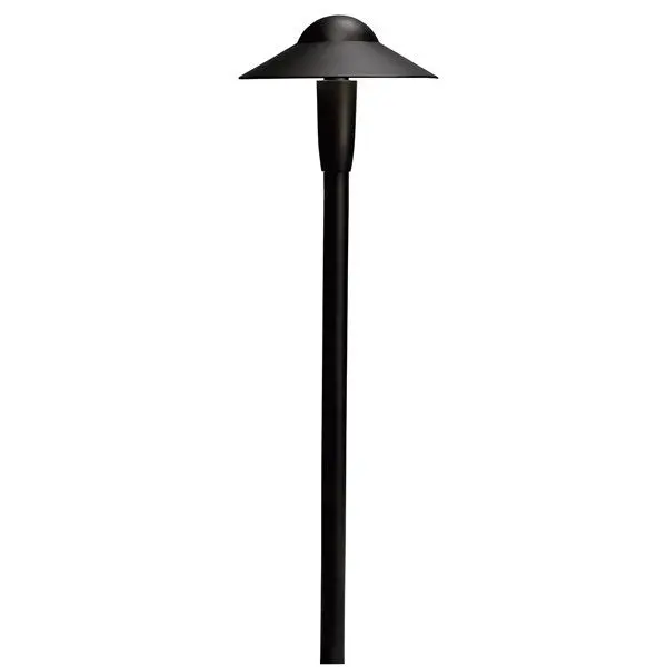 Kichler - 15848BKT - 6" Dome 2700K LED Path Light Textured Black