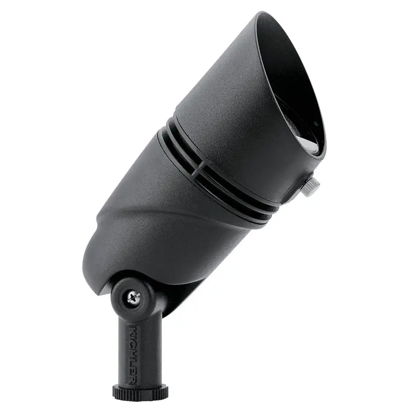 Kichler - 16018BKT30 - VLO 3000K Large 15 Degree Spot Textured Black